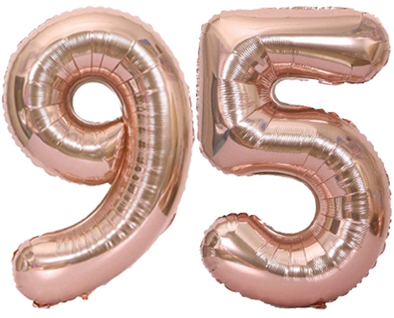 95. Geburtstag Dekoration Set Für Frauen | Krone & Schärpe In Roségold – Inkl. Perlennadel
