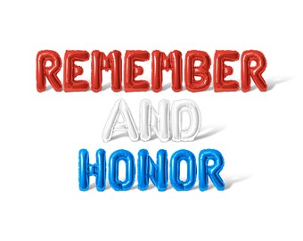 Qualatex 'Thank You For Your Service' Foil Balloon - 17 Inch Patriotic Veterans Day Decoration
