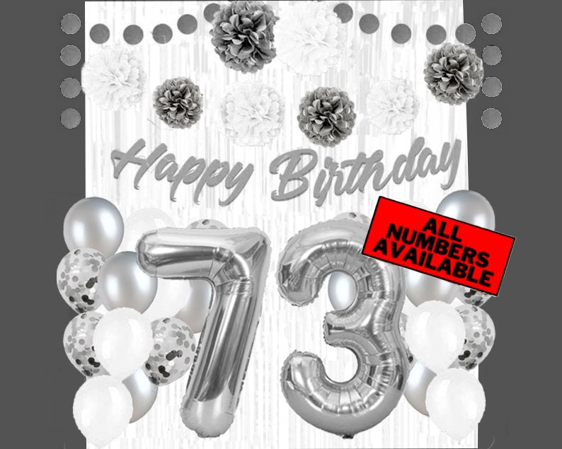 Happy Birthday-banner, slinger, hangende glitter, decoratie