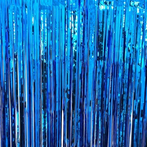 3.2 ft x 9.8 ft Metallic Tinsel Foil Fringe Curtains for Party Photo Backdrop Wedding Decor image 6