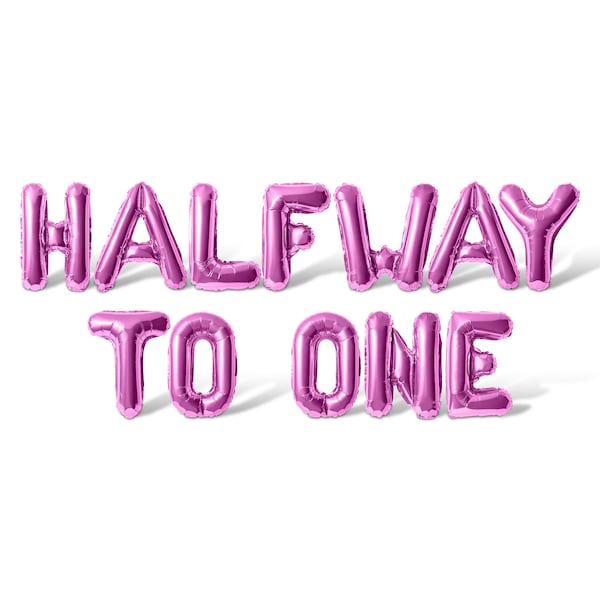 Halfway to 1st Banner Etsy