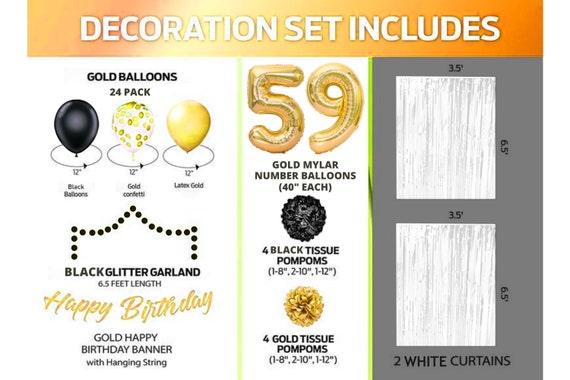 60th Birthday Paper Plates 8 in Packet Black Gold 60th Birthday Paper Plates 8 in Packet Black Gold