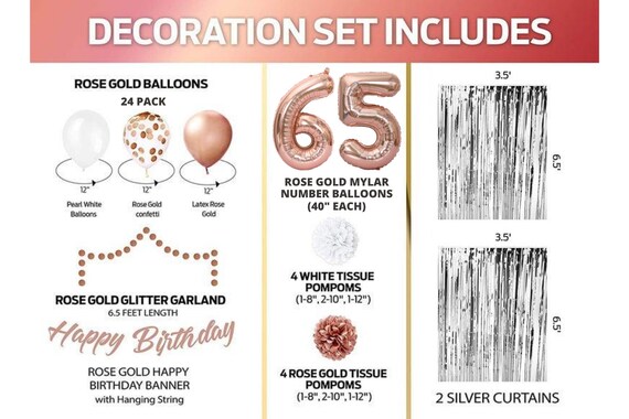 Palloncino Sagomato In Alluminio "Oh No, It's My 65th Birthday" - 66x53 Cm Per Festa Di Compleanno