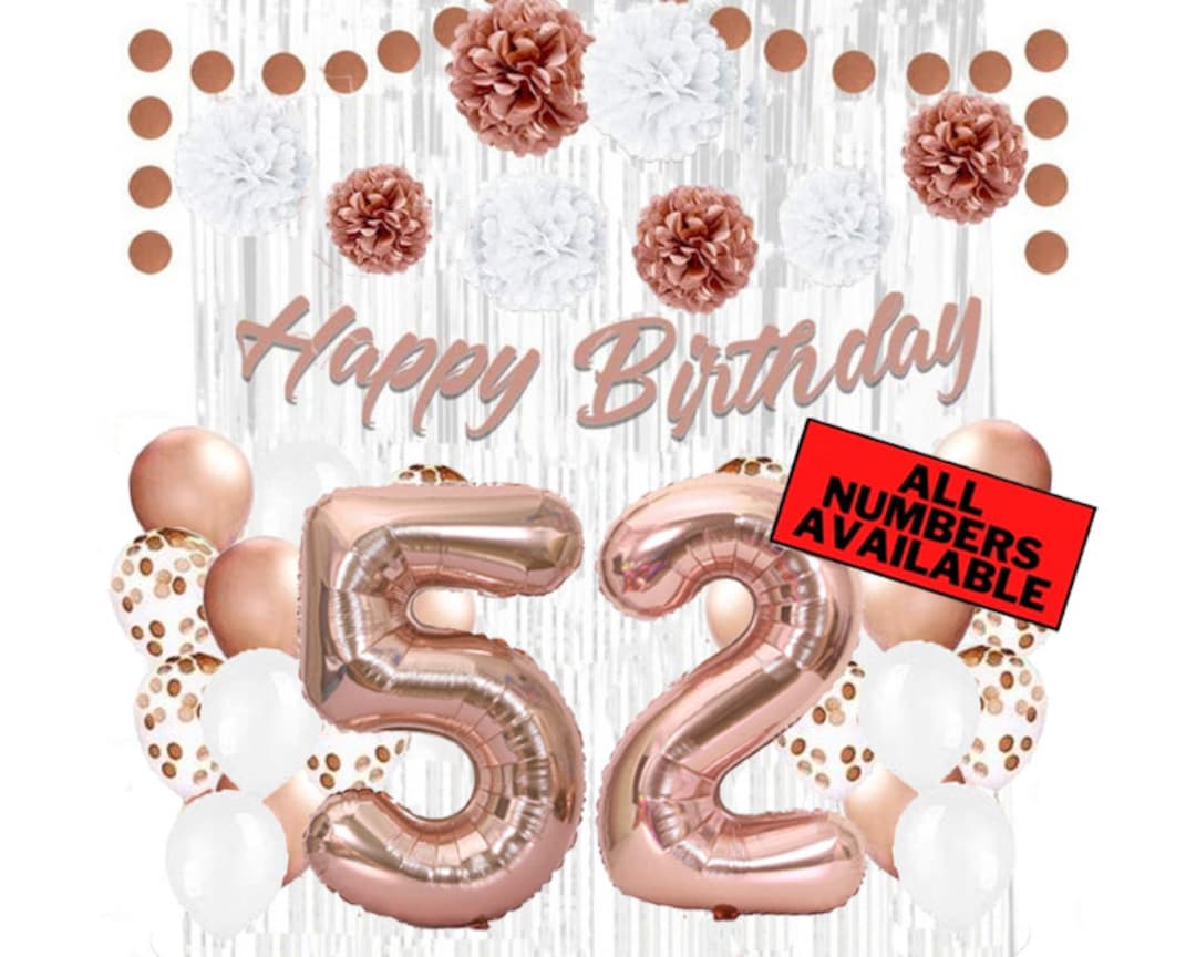 Palloncino oro rosa 50°compleanno deco donna Palloncino oro rosa 50 anni decorazione Happy 50th Palloncino oro rosa 50°compleanno deco donna Palloncino oro rosa 50 anni decorazione Happy 50th