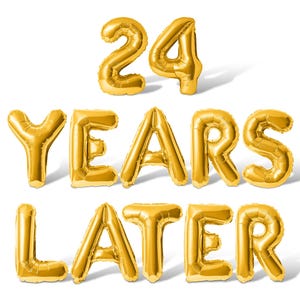 Happy Birthday Banner Backdrop – 24th Birthday Decor, 3.77' X 5.9' Black & Gold Polyester For Wall/Window - View #9