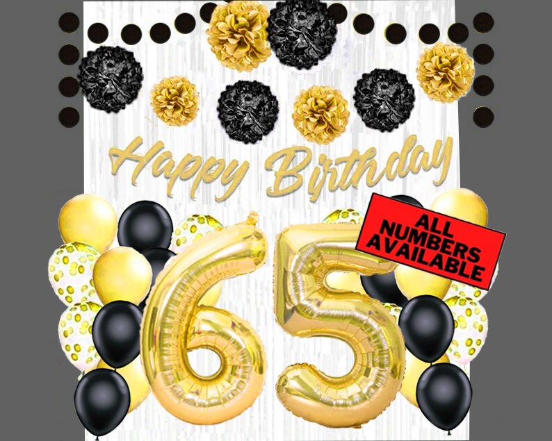 Aazon.co: 40inch Black Foil 74 Heliu Jubo Digital Nuber Balloons...