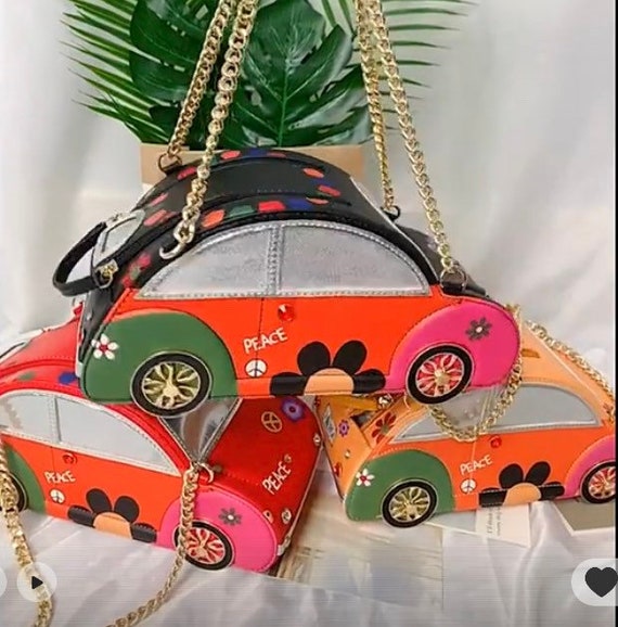 Volkswagen Vintage Beetle Novelty Bag Purse Custom Costume Etsy