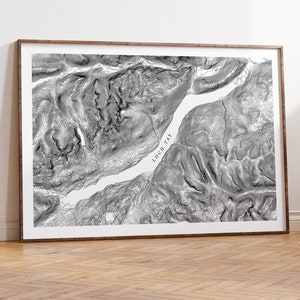 Loch Tay Topographische Karte Drucken | Schottisches Hochland Schottland Munro Reiseposter Wandern Geschenk