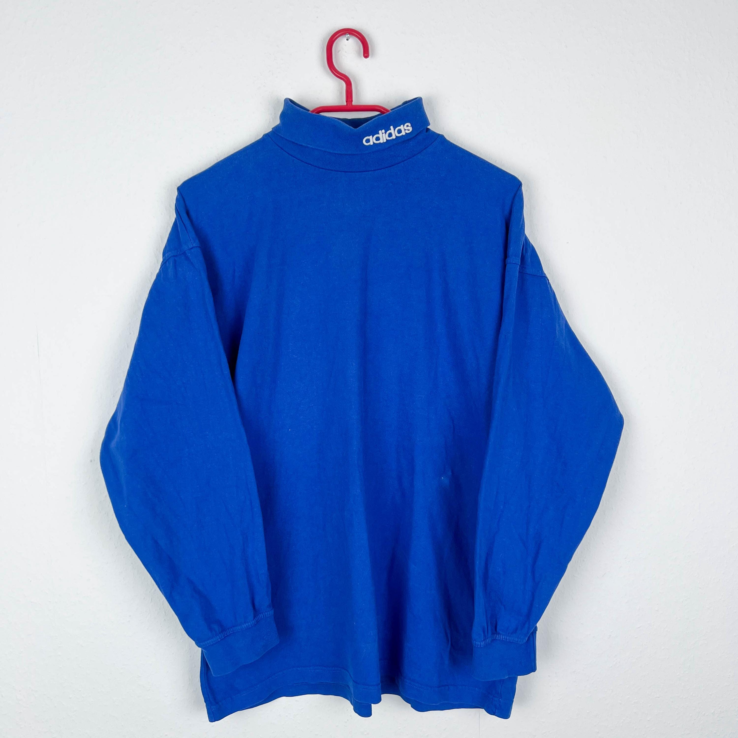 Vintage Adidas Sweater SIZE L Turtleneck Best Classic - Etsy Israel