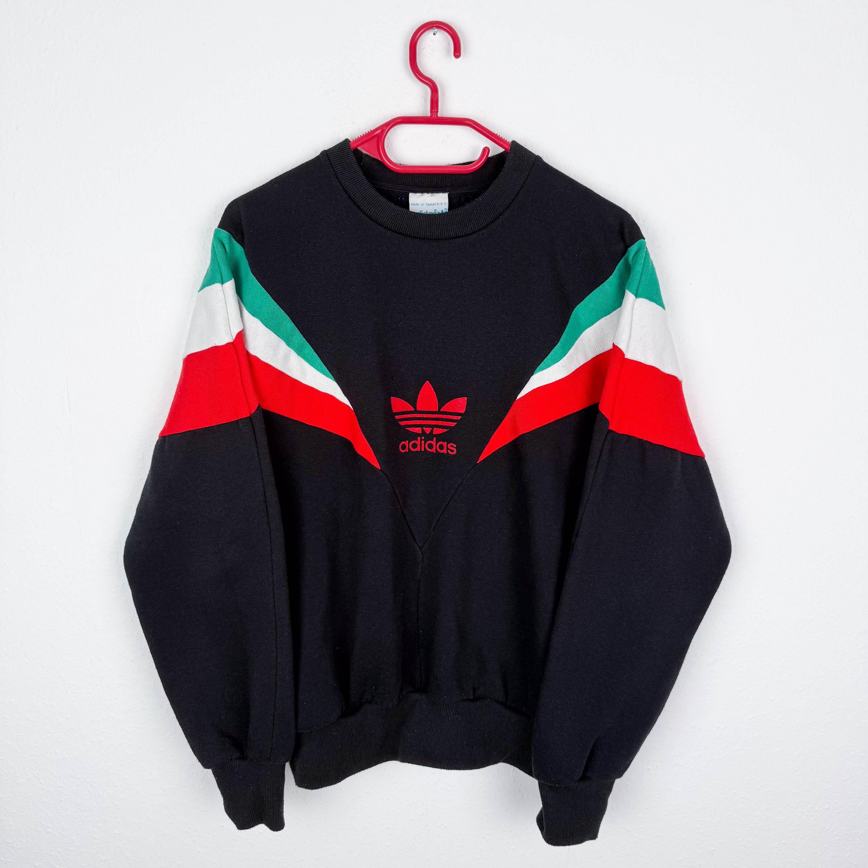 adidas gazelle silver green womens VINTAGE ADIDAS "ROCKY IV" CONTRAST BODY CREWNECK SWEATSHIRT  epitome