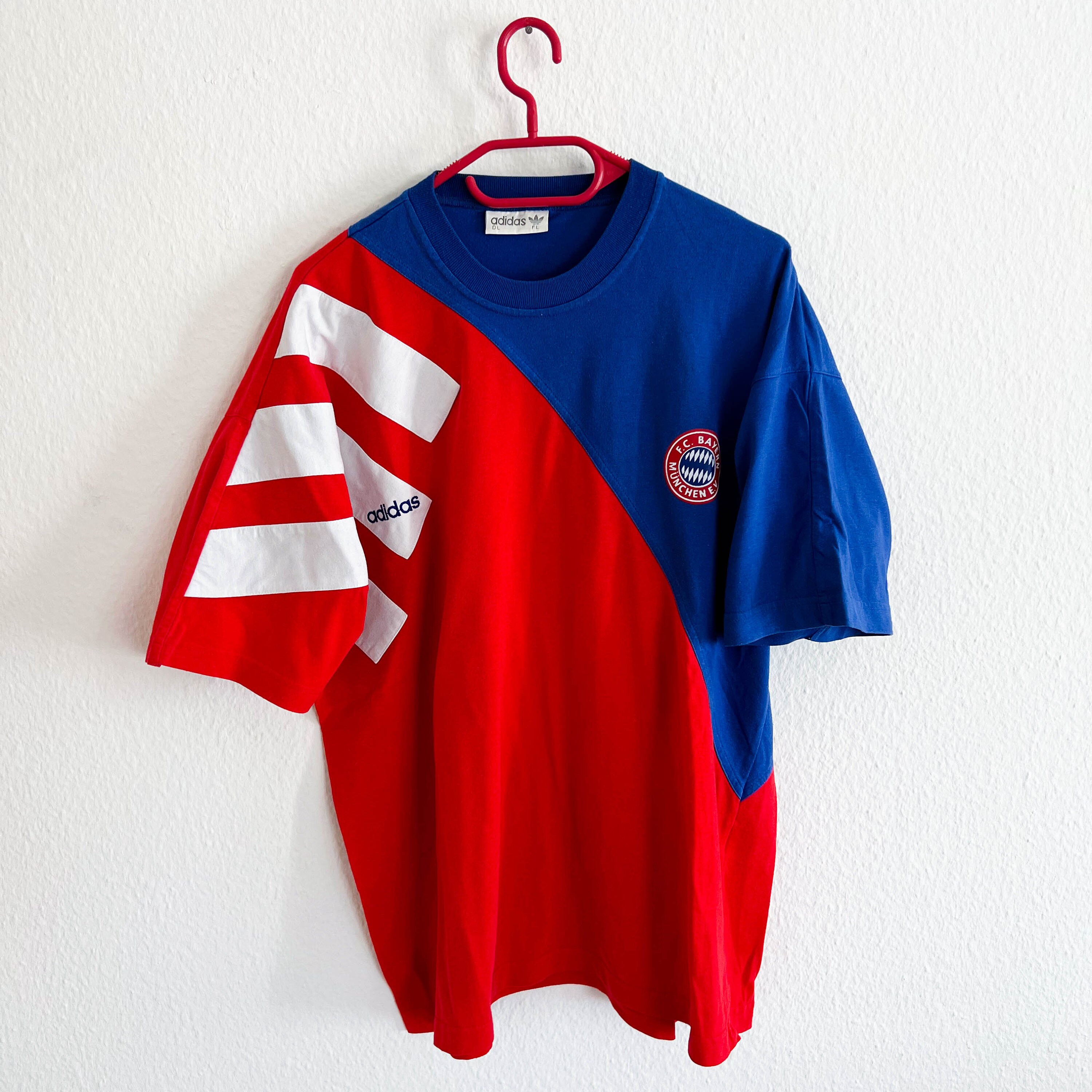 SIZE L Adidas FCB Bayern Vintage Shirt T-Shirt Retro 90s - Etsy.de