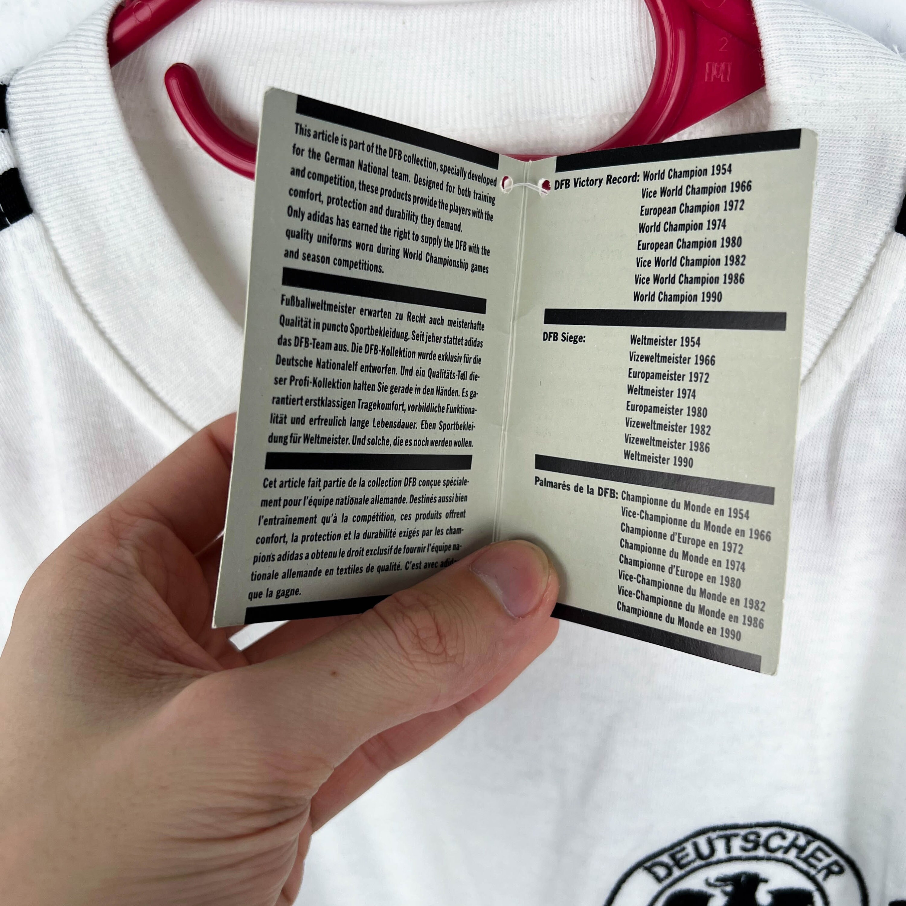 Weltmeister t-shirt top 4 sterne adidas