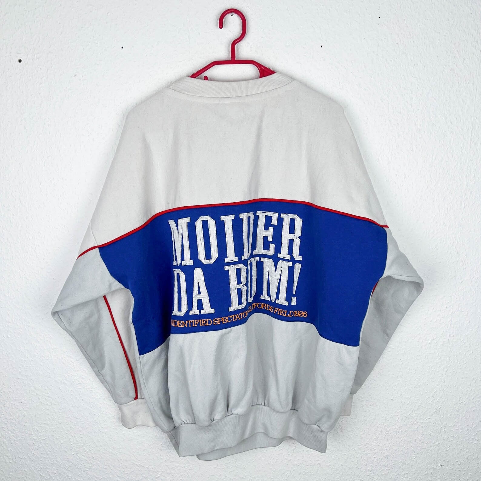 Vintage Adidas Sweater SIZE XL Hicksville Sluggers Baseball Best