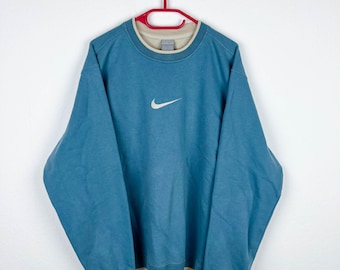 Blue nike sweatshirt vintage deals