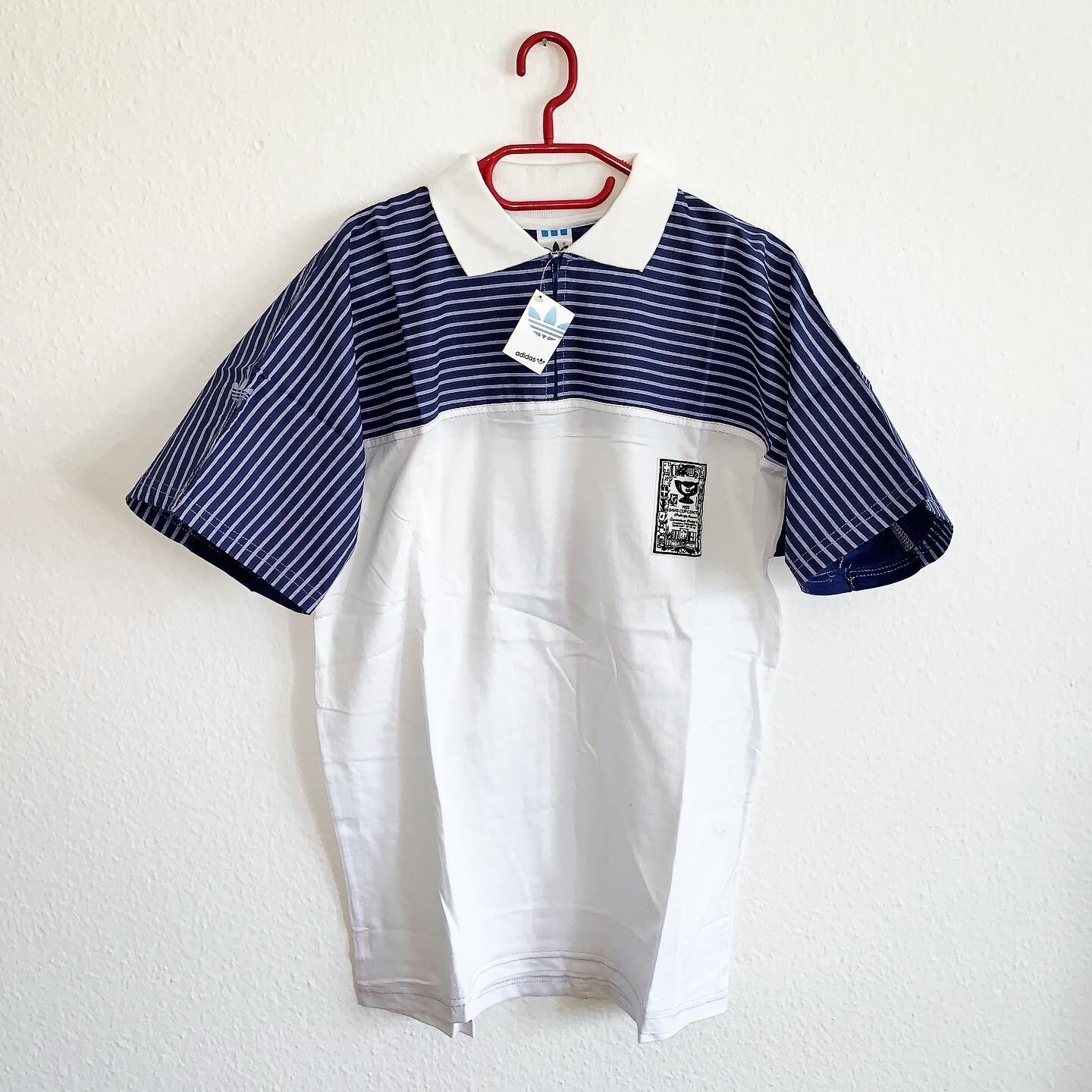 SIZE S M Vintage Adidas Tennis Polo Shirt T-shirt Deadstock - Etsy