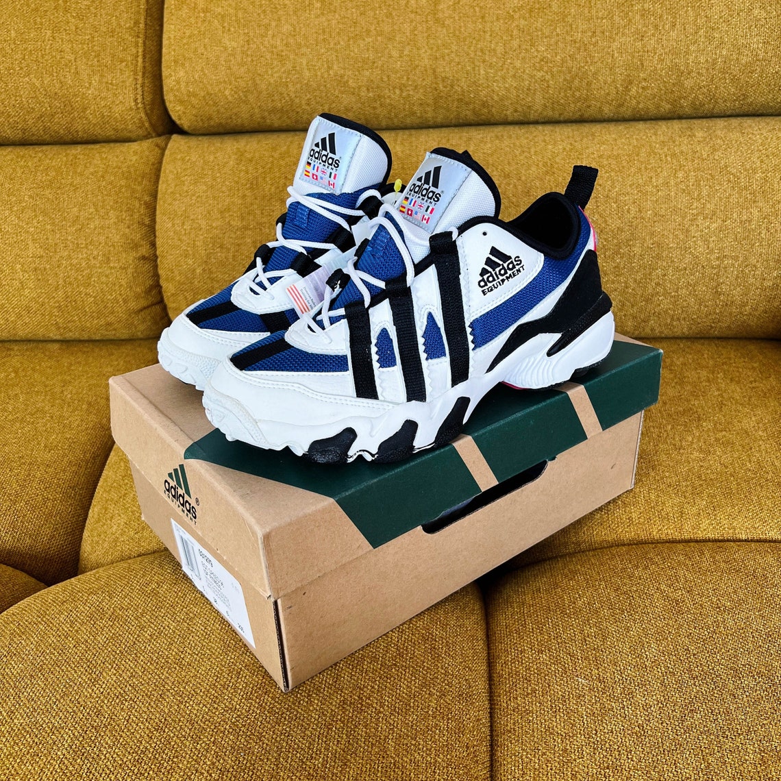 SIZE 38 Adidas Sneaker EQT Speed 96 Sneaker Deadstock Torsion Vintage Retro 90s Best Classic, foto 1 di 5