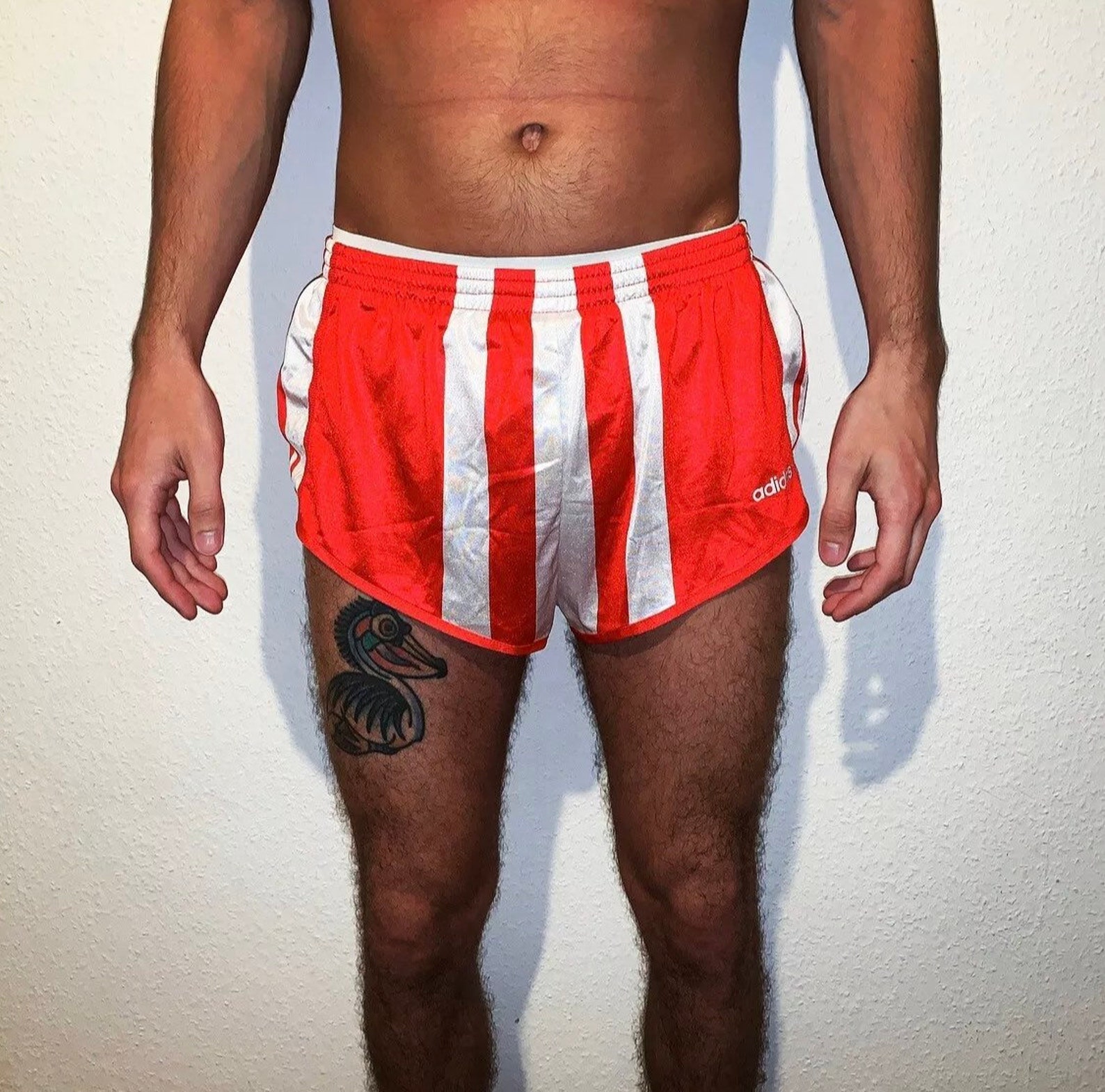 SIZE M Vintage Adidas Nylon Shiny Short Shorts Retro Racer Etsy