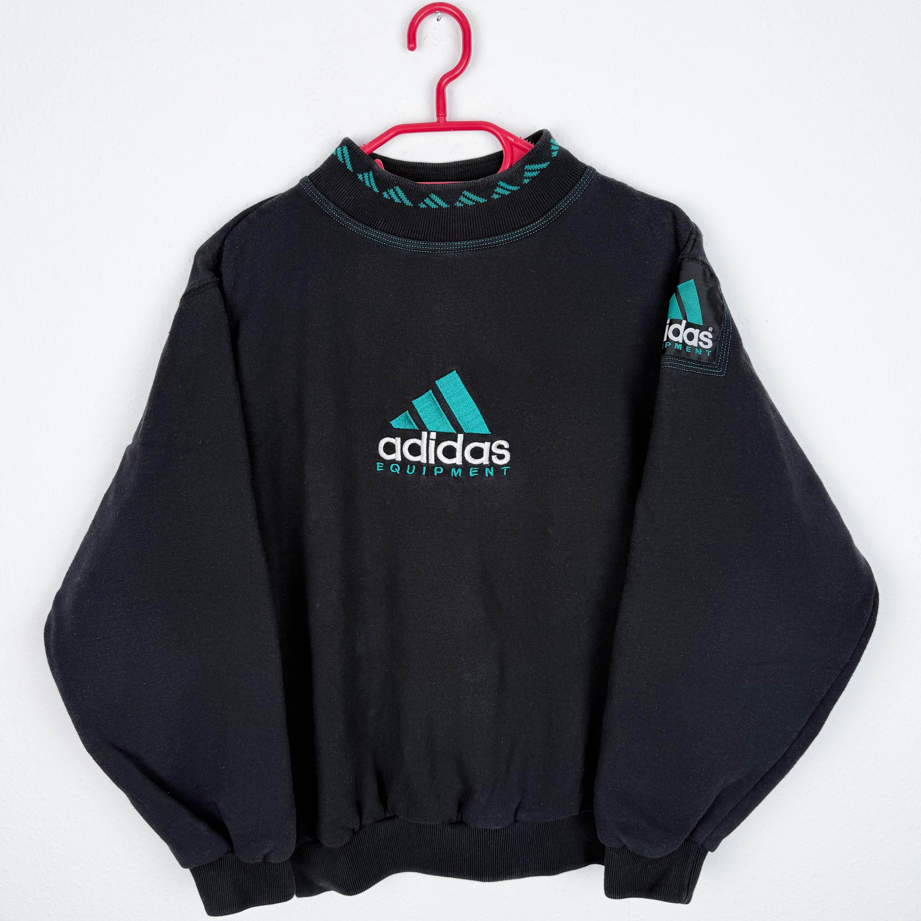 adidas80s スウェット 80'S Adidas full zip sweatshirt, men's M size, vintage