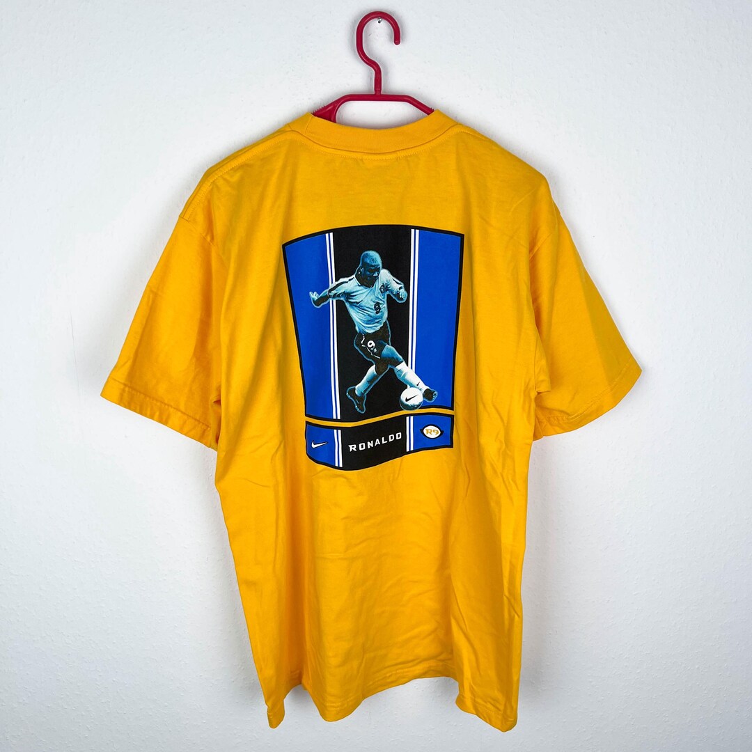 vintage nike R9 Ronaldo TシャツXL ロナウド ブラジル - メルカリ