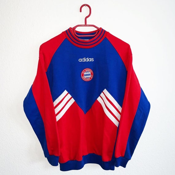 SIZE XS-S 34-36 Vintage Adidas FC Sweater Pullover -