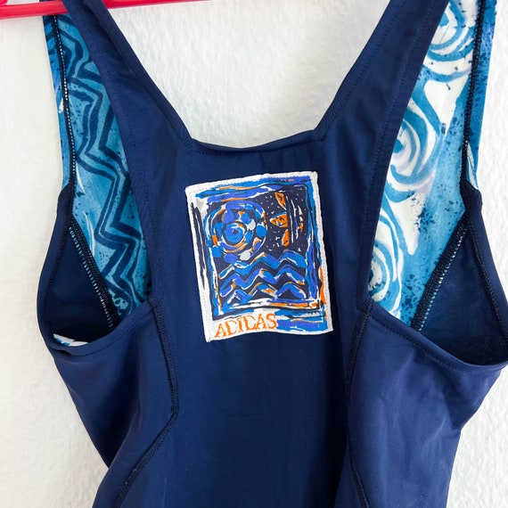 SIZE M 38 Vintage Adidas  Badeanzug Swimsuit Retr… - image 4