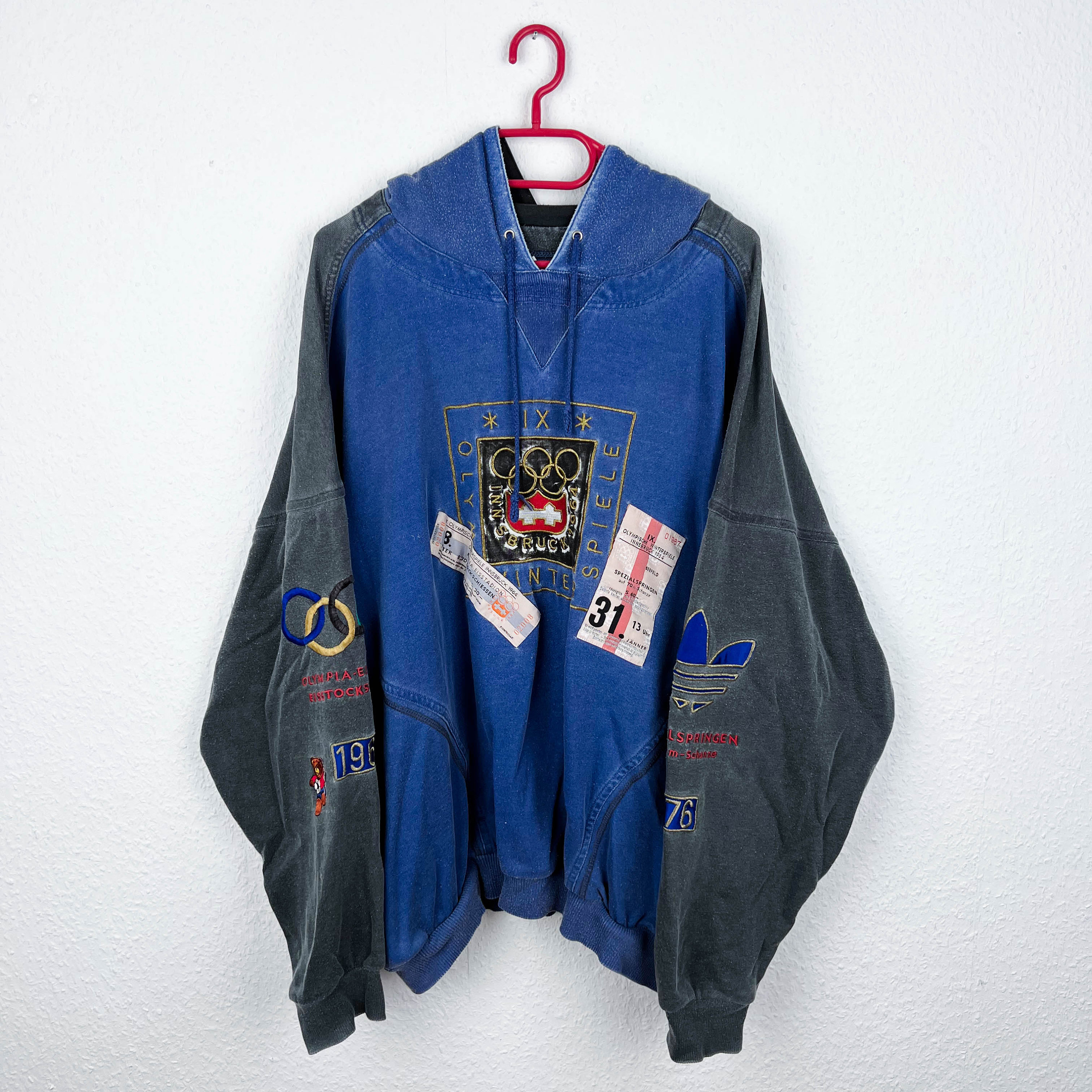 SIZE XL Adidas Olympia Sweater Innsbruck Pullover Vintage Retro