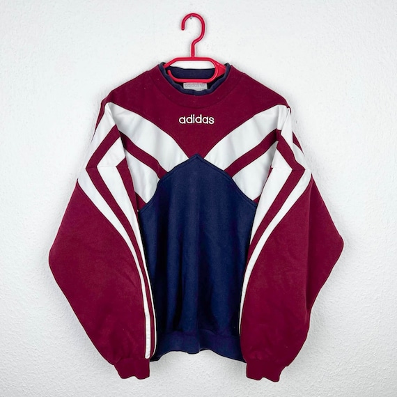 Adidas maroon cheap sweater