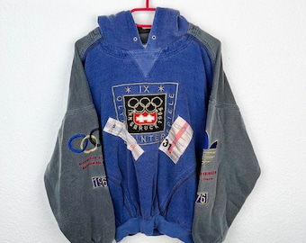 ヴィンテージ アディダス オリンピック ジャケット、ベロア、80