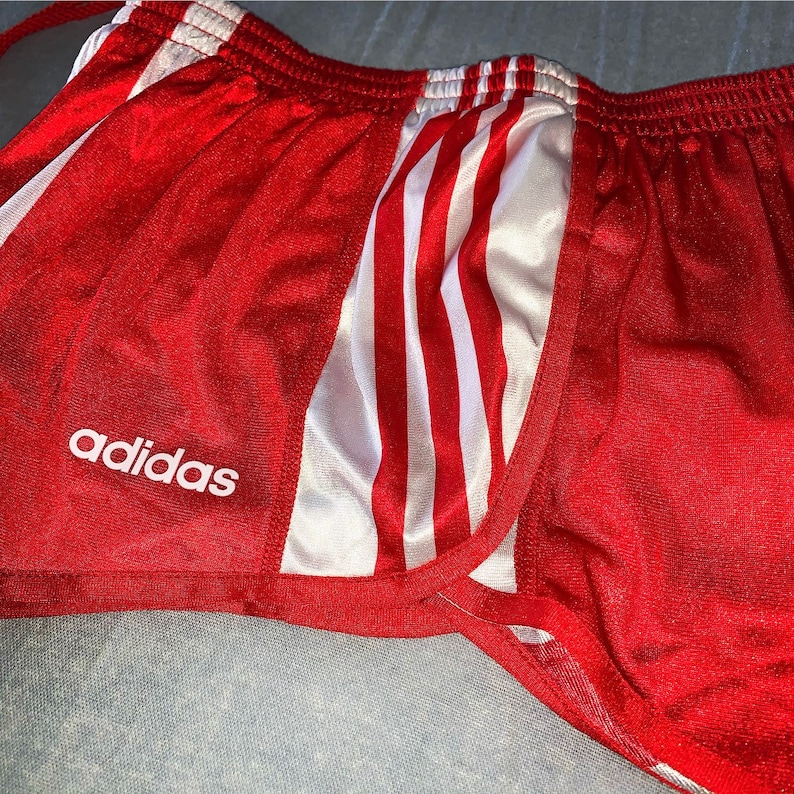 SIZE M Vintage Adidas Nylon Shiny Short Shorts Retro Racer - Etsy