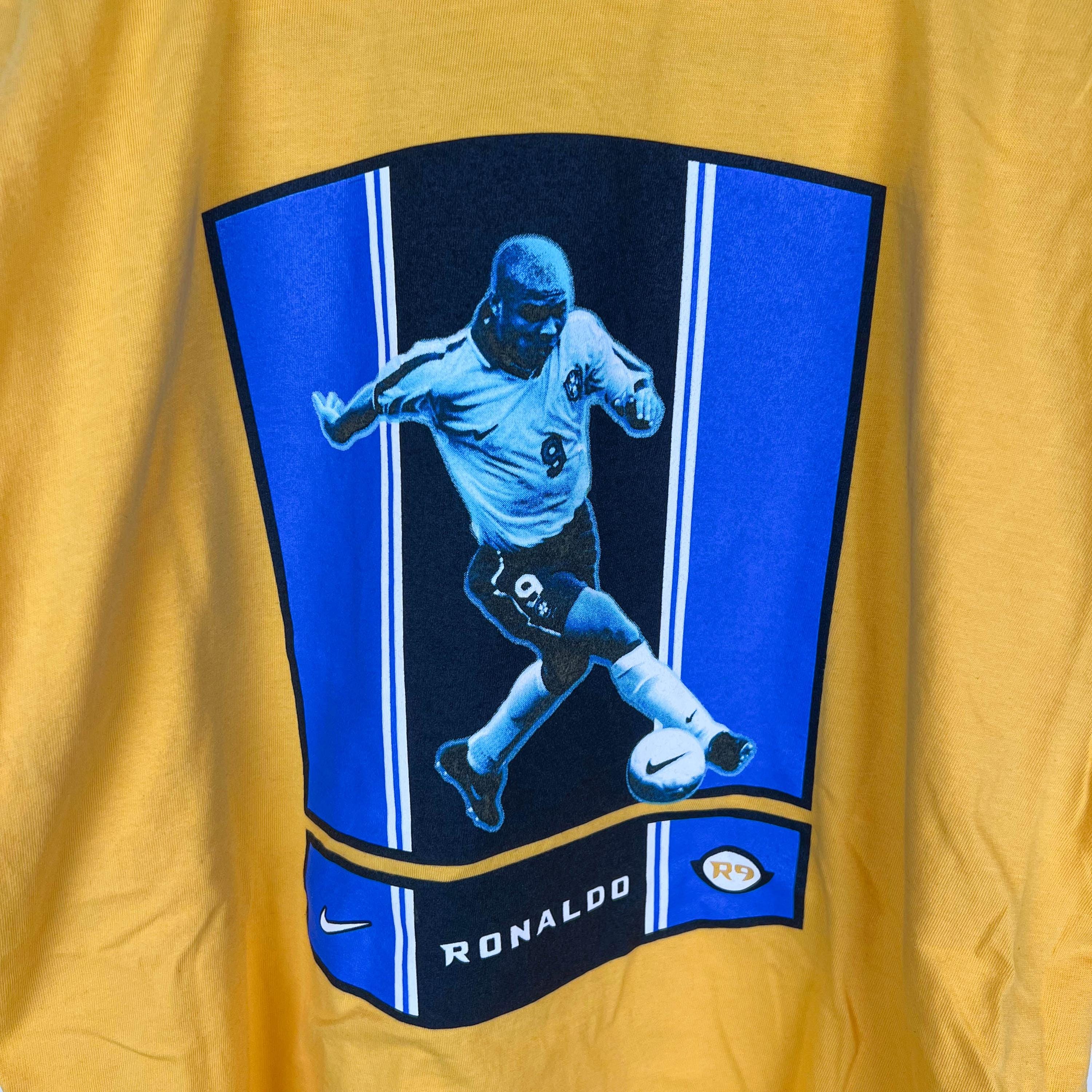Nike Ronaldo Brasil SIZE M Shirt Vintage Deadstock Best