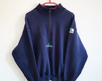 adidas half zip vintage
