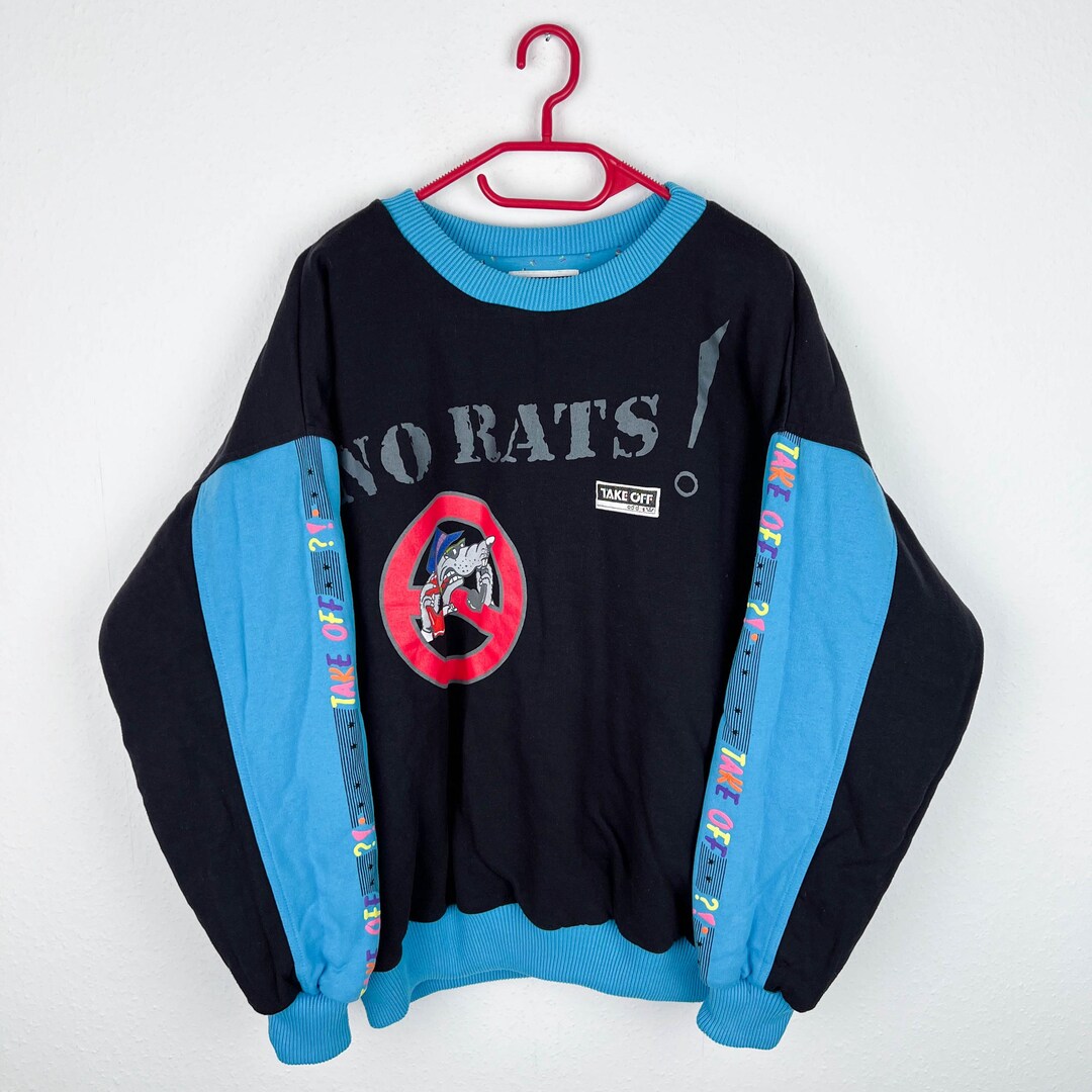 Vintage Adidas Sweater SIZE M Take off No Rats Best Classic - Etsy