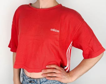 Vintage Adidas Top SIZE 38 (M) Belly Free Crop Best Classic