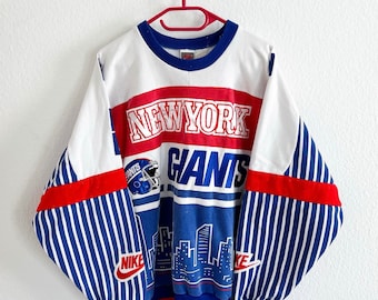Vintage New York Giants Sweater XL Nike Pullover Football Retro NFL 80s 90s Best Classic