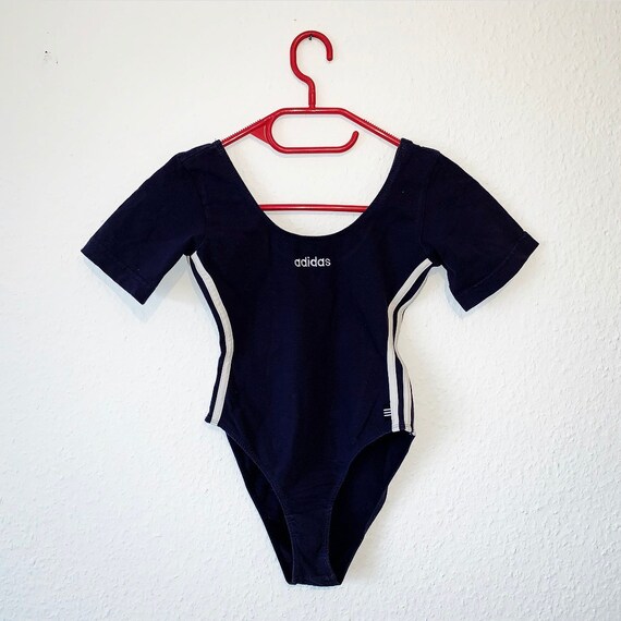 Vintage Adidas Body Catsuit Retro 90s 80s S