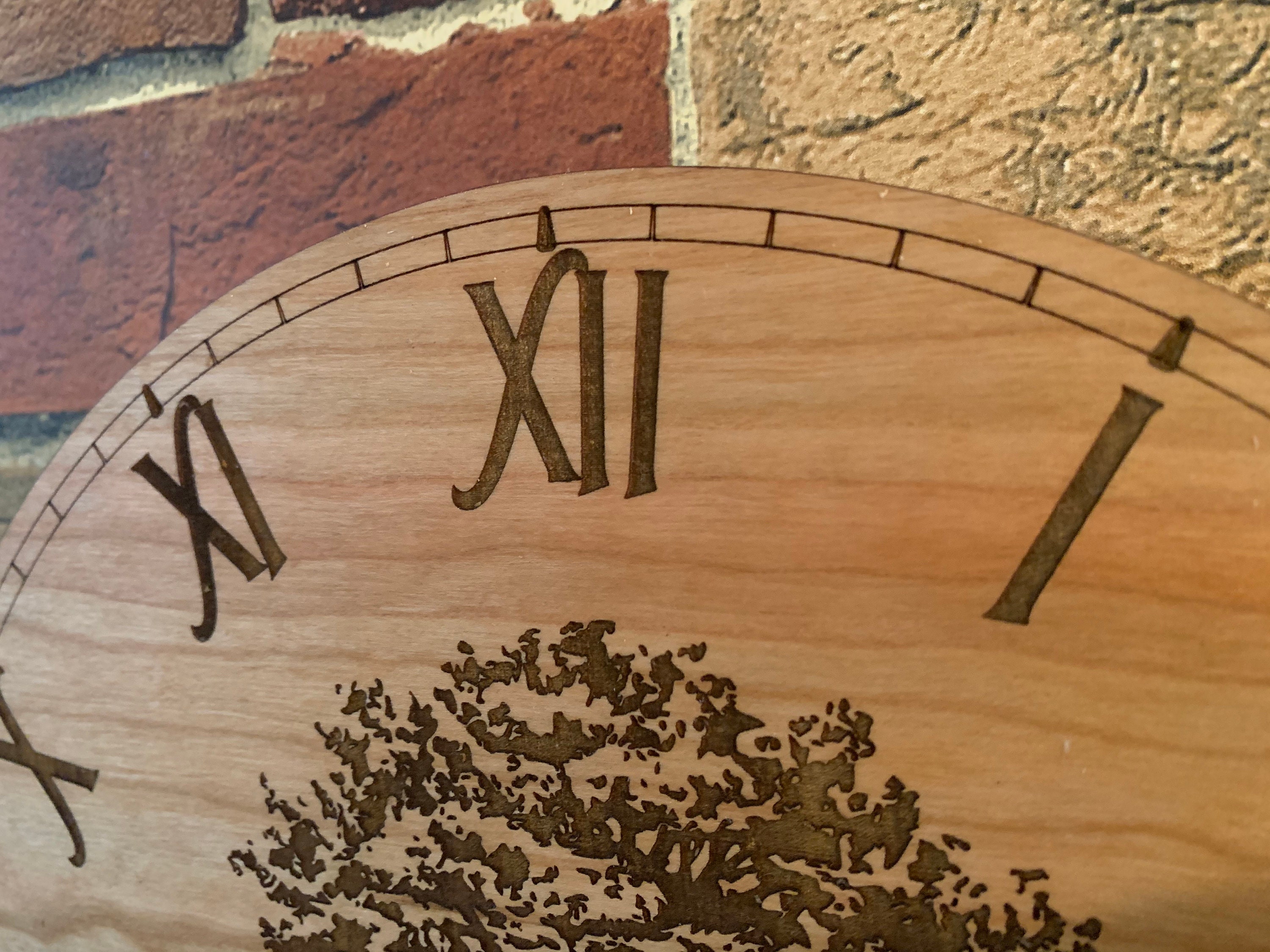 PERSONALIZED Engraved Clock Wedding Gift Anniversary Furniture Etsy