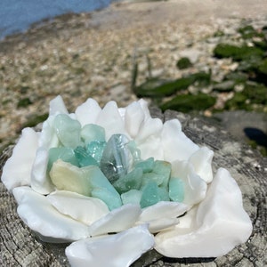 Milk Glass Flower