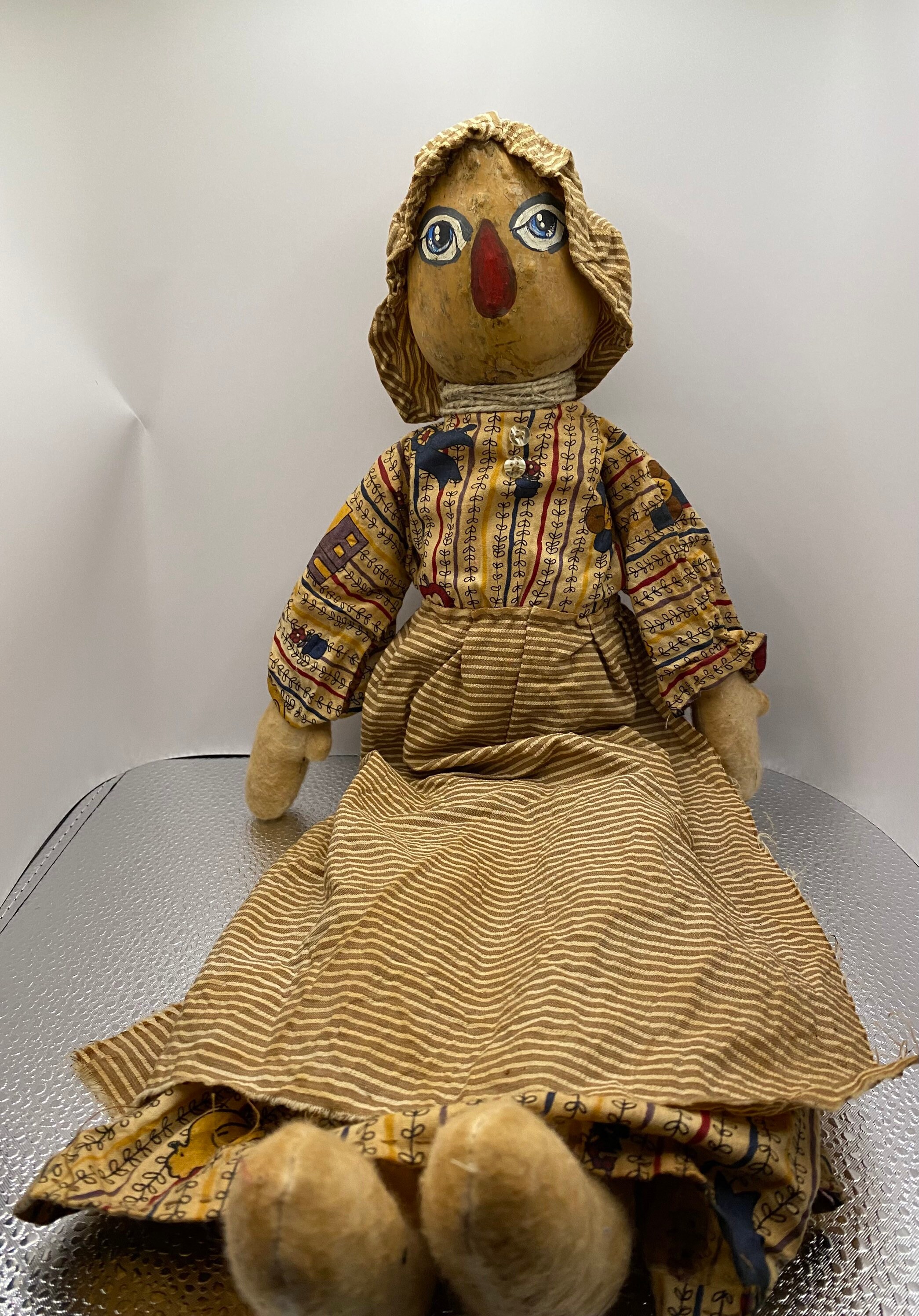 Art & Collectibles GOURD HEAD DOLL Art Dolls