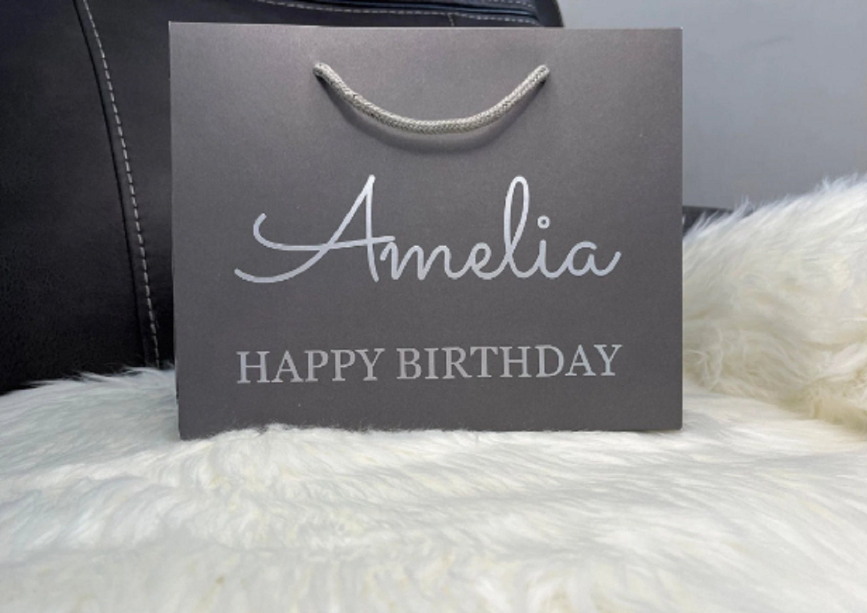 NEXT DAY DISPATCH Personalised Birthday Luxury Gift Bag Fast Track Quick post Bags Ladies Gift Weddings Christmas Baby Shower Etsy