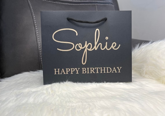 Birthday Gift Bag Personalised Gift Bag Luxury Gift Bag 