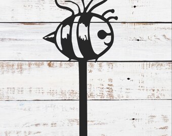 Bumble Bee Garden Stake | Bee Garden Décor | Cute Yard Art