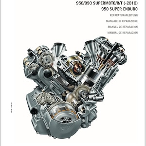 Manuale di riparazione ktm 950 990 2003-2013 italiano