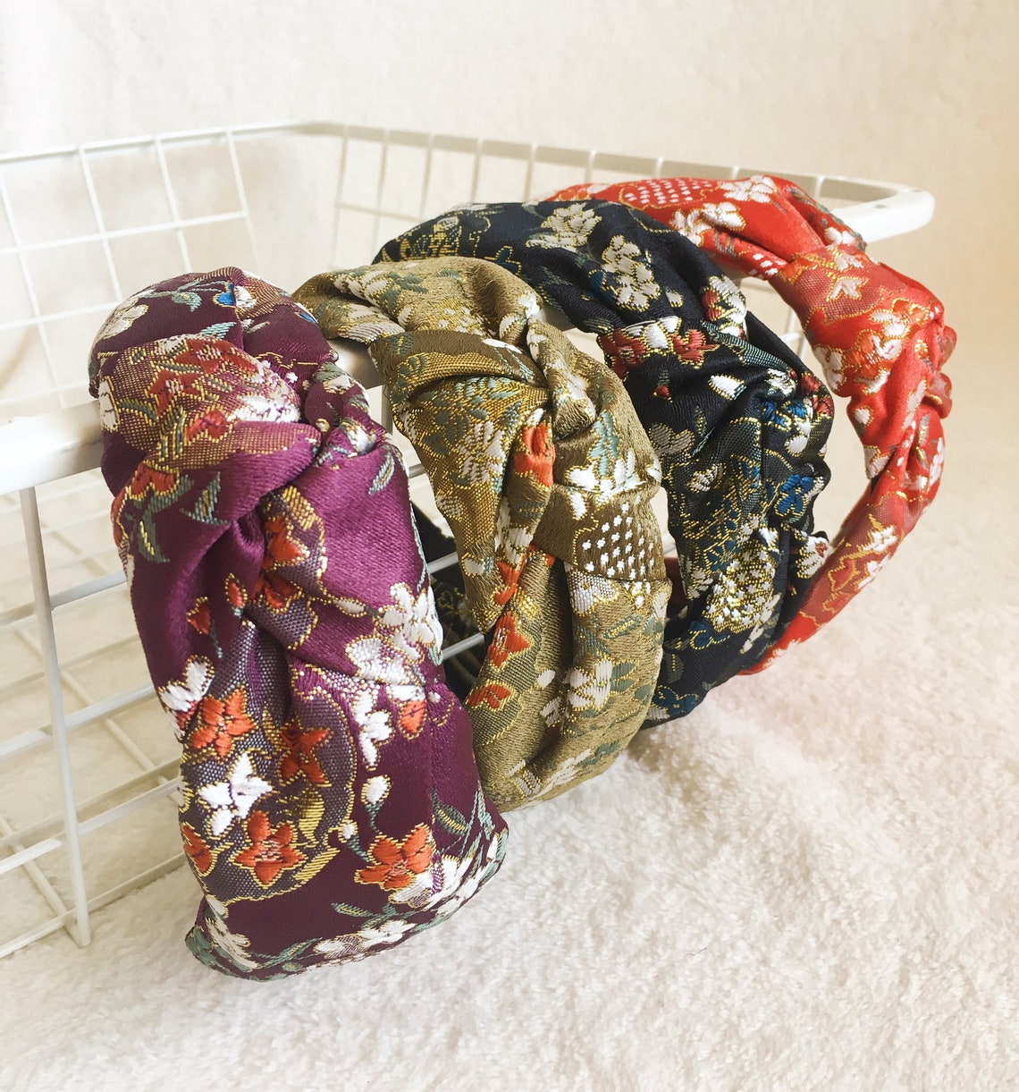 Silk hairbandJapanese hair bandhandmade hair hoop with Etsy