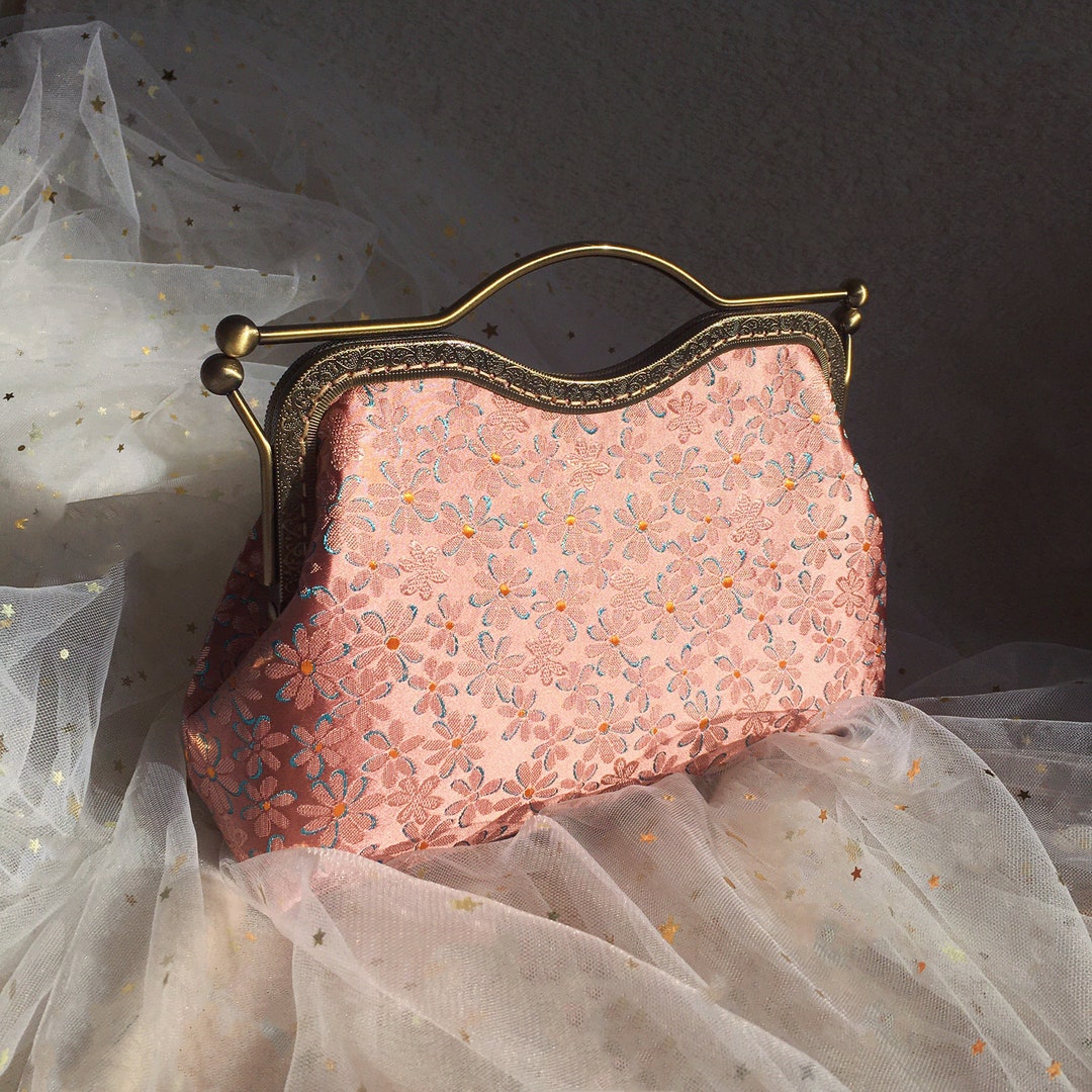 Pink Handbagsilk Bagshoulder Bagpink Evening Bagchinese Etsy pink-handbagsilk-bagshoulder-bagpink-evening-bagchinese-etsy