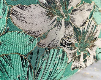 コルドベス&amp;ケース&amp;お花のセット Gold Green Handbag, Flower Bag, Shoulder Bag, Green Evening