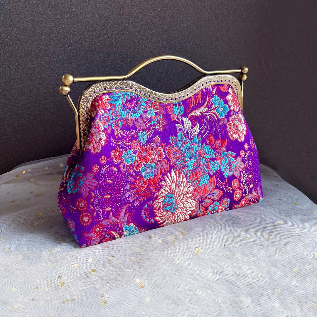 purple kiss ゴウン 直筆サイン入り　トートバッグ Purple Handbag,purple Blue Shoulder Bag, Evening Bag