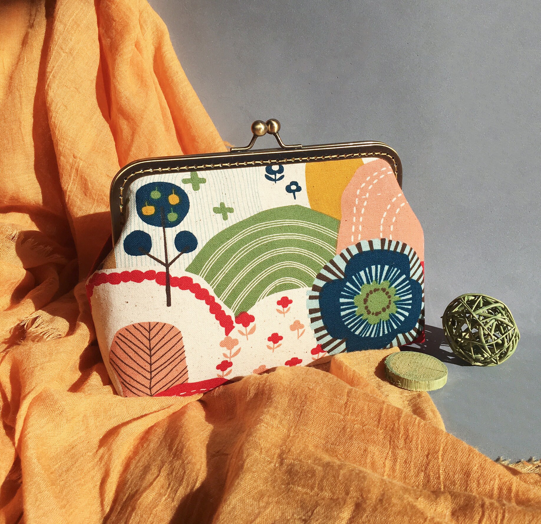 日本未入荷☆Small Bukle Bag- 5 colors/jubine Japanese Bag, Japanese Small Bag, Japanese Clutch, Red