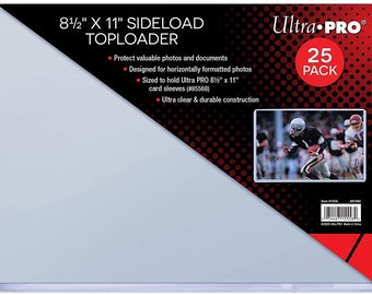 Ultra PRO Poster Print Sideload Toploader 8.5 x 11" Toploaders