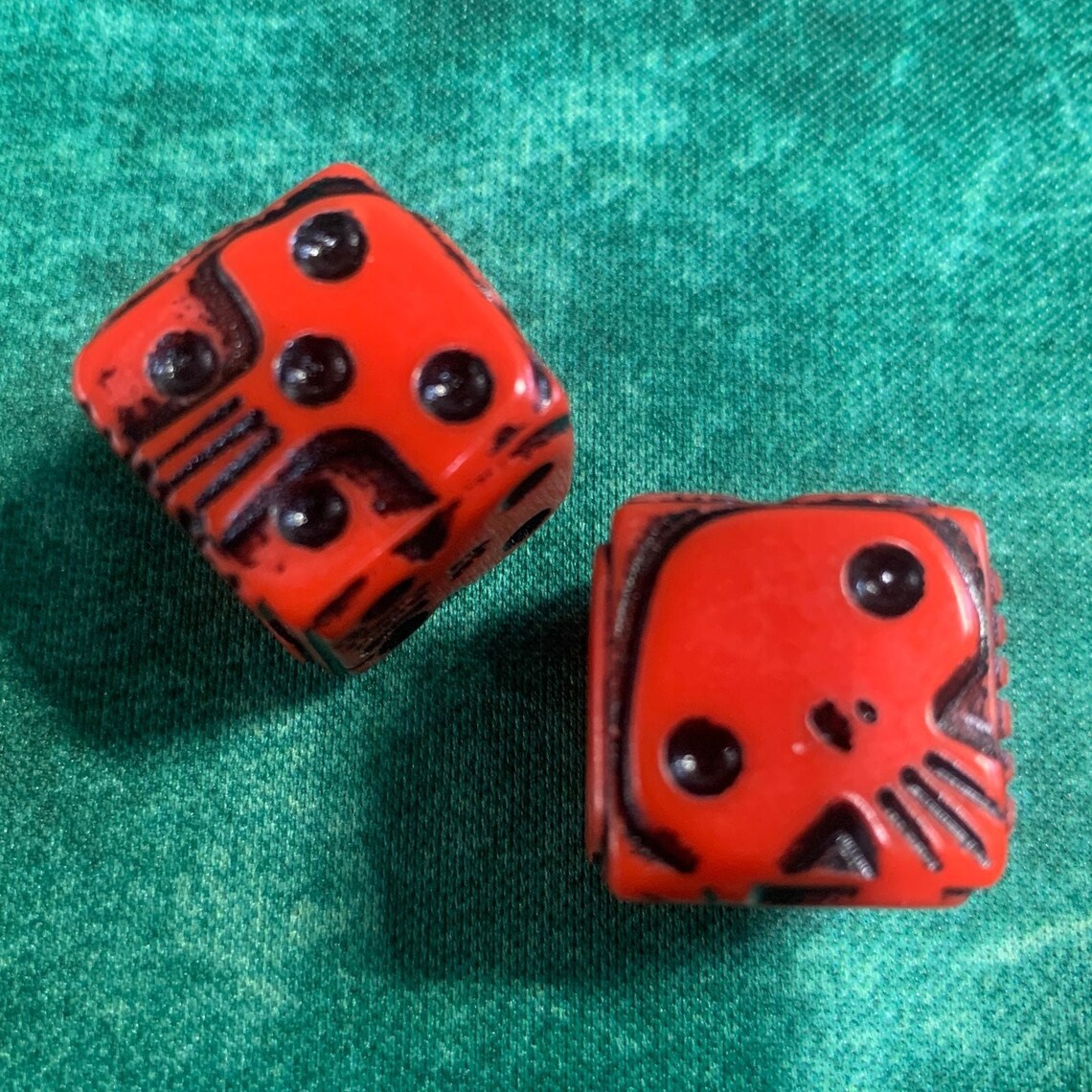 Oogie Boogie's Skull Dice Set Nightmare Before Christmas Etsy