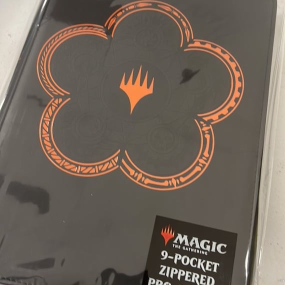 Magic: the Gathering Card Storage Album Mana 7 Color Wheel 9-pocket  Zippered Pro-binder by Ultra-pro 